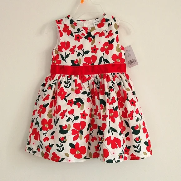 Carter's holidays baby dress size 18 months - Picture 1 of 6